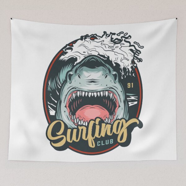 Item preview, Surfing shark. designed and sold by Blue  Dragon.