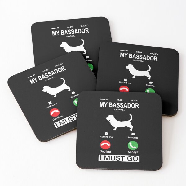 Item preview, My Bassador Is Calling, Funny Phone Screen Animals Puppy, Bassador Dog Lover's, Niche Mom Dad Owner Regalo de Navidad designed and sold by xlnv.