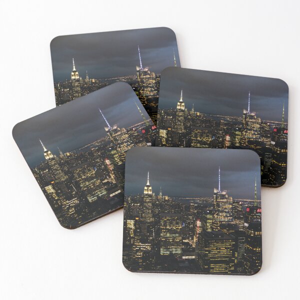 Item preview, New York City in de avond designed and sold by NynkeAltenburg.