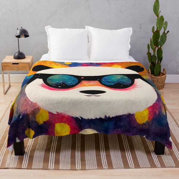 Item preview, Panda Wearing Sunglasses in Space designed and sold by MythicPrompts.