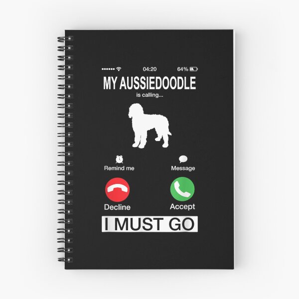 Item preview, My Aussiedoodle Is Calling, Funny Phone Screen Animals Puppy, Aussiedoodle Dog Lover's, Niche Mom Dad Owner Christmas Gift designed and sold by xlnv.