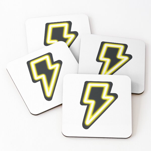 Item preview, Neon Yellow Lightning Bolt designed and sold by CalliesArt.