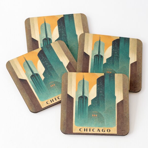 Item preview, Chicago Art Deco designed and sold by ArtDecoGecko.