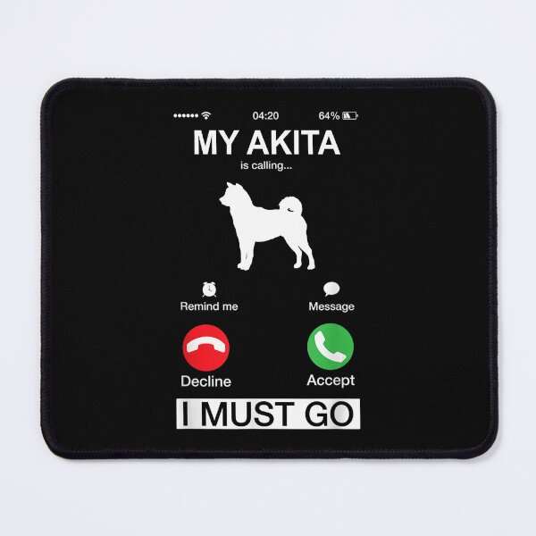 Item preview, My Akita Pit Is Calling, Funny Phone Screen Animals Puppy, Akita Pit Dog Lover's, Niche Mom Dad Owner Christmas Gift designed and sold by xlnv.