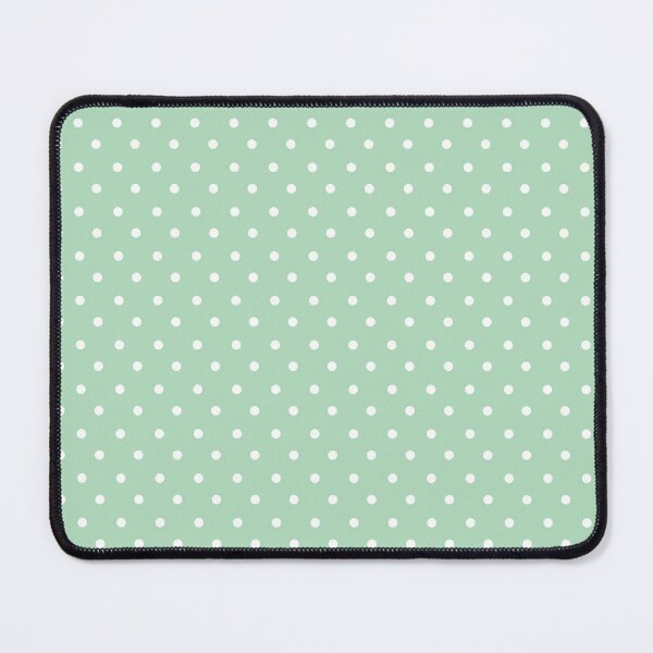 Item preview, Tiny White Polka Dots On Mint Green Background designed and sold by burbankdesigns.