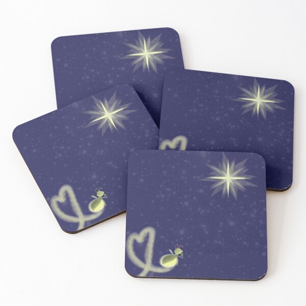 Ray and Evangeline Coasters (Set of 4)