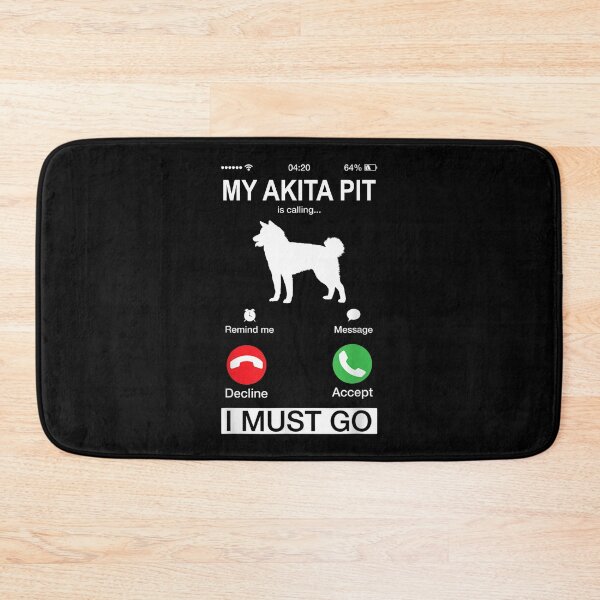 Item preview, My Akita Is Calling, Funny Phone Screen Animals Puppy, Akita Dog Lover's, Niche Mom Dad Owner Christmas Gift designed and sold by xlnv.