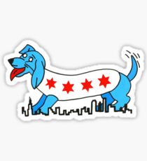Chicago Style Dog Sticker