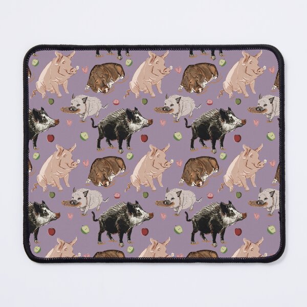 Item preview, Pig pattern in lilac designed and sold by EskTuulispaa.