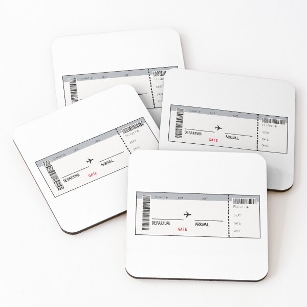 Item preview, Airplane Ticket, Stickers, Family Vacation, Travel, Trip, Road Trip, Journey, City, Abroad designed and sold by SHiNStudio.