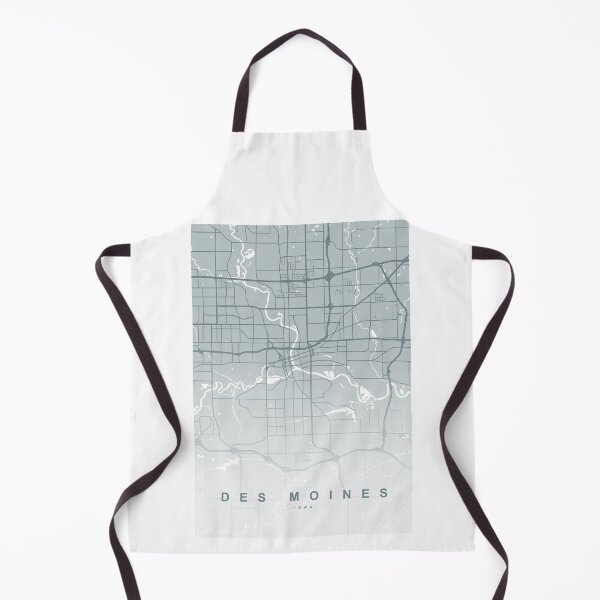 Item preview, Des Moines Map Art designed and sold by artymaps.