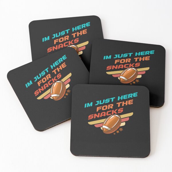 Item preview, Im Just Here For The Snacks Funny Fantasy Football League designed and sold by Rainbow Designs.