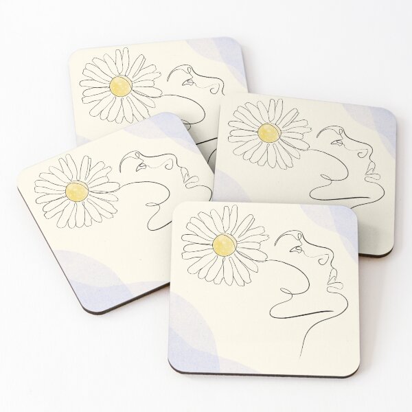 Item preview, Miss Daisy - Mono-line portrait  designed and sold by JanaMJ.