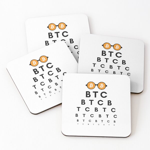 Item preview, Bitcoin Vision Test (All I See is BTC) designed and sold by CryptoBeings.