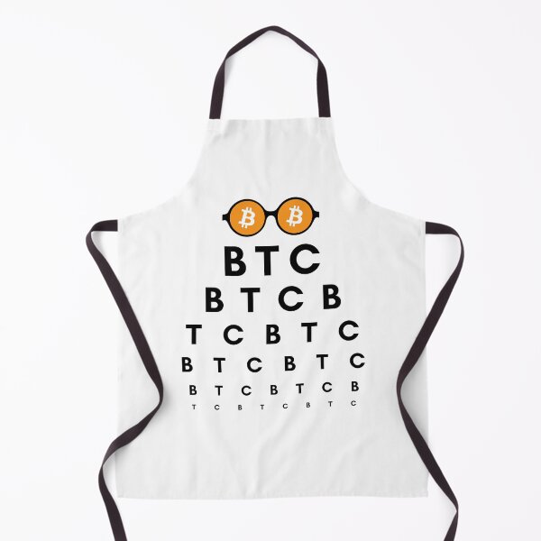 Item preview, Bitcoin Vision Test (All I See is BTC) designed and sold by CryptoBeings.