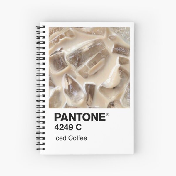 Pantone Iced Coffee Spiral Notebook