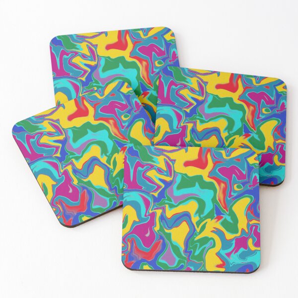 Item preview, Colorful Liquid Flow Art Abstract designed and sold by S4Graphics.