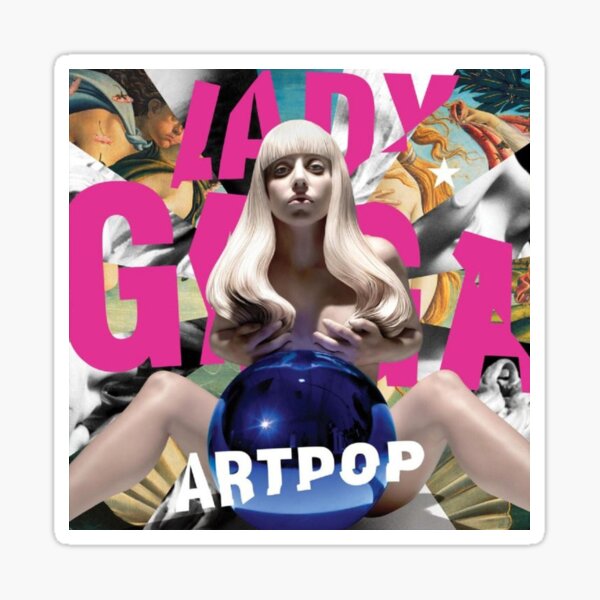 Artpop Lady Poster Sticker