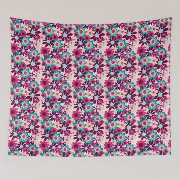 Item preview, vibrant floral print designed and sold by Olyanazh.