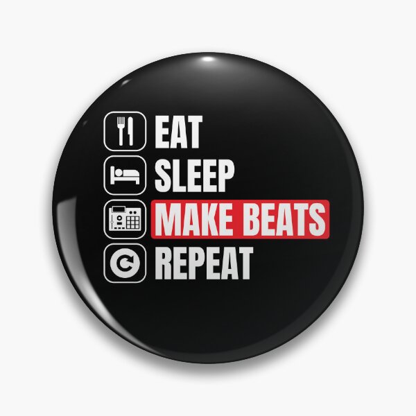 Item preview, Eat Sleep Make Beats Repeat Shirt For Music Beat Producer designed and sold by knapst.