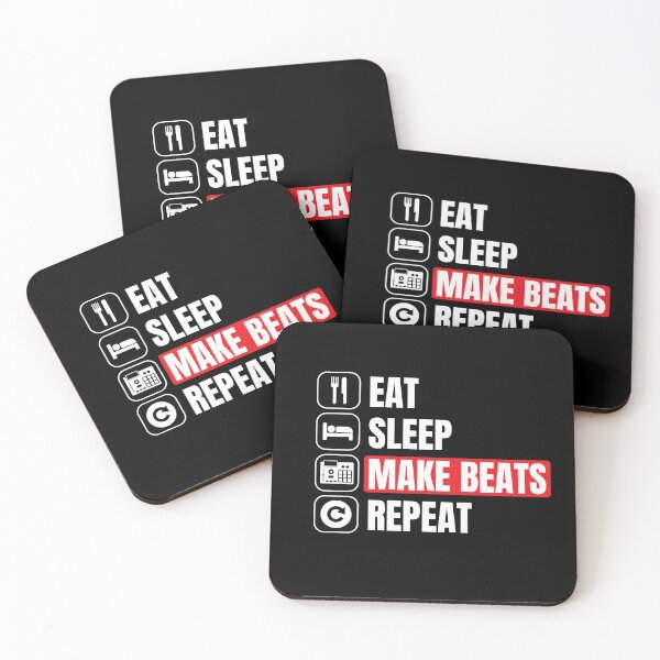 Item preview, Eat Sleep Make Beats Repeat Shirt For Music Beat Producer designed and sold by knapst.