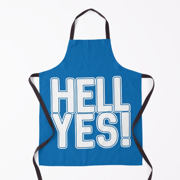 Item preview, HELL YES!, Scottish Independence White and Saltire Blue Text Slogan designed and sold by MacPean.