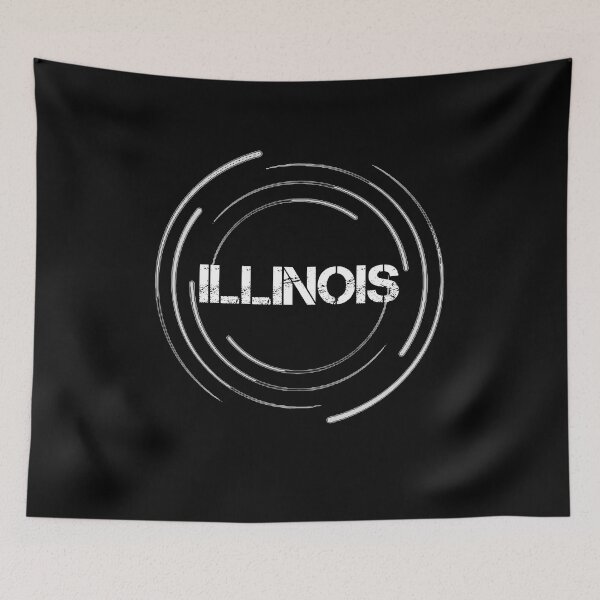 Item preview, usa Illinois vintage gift  designed and sold by rachidhaz.