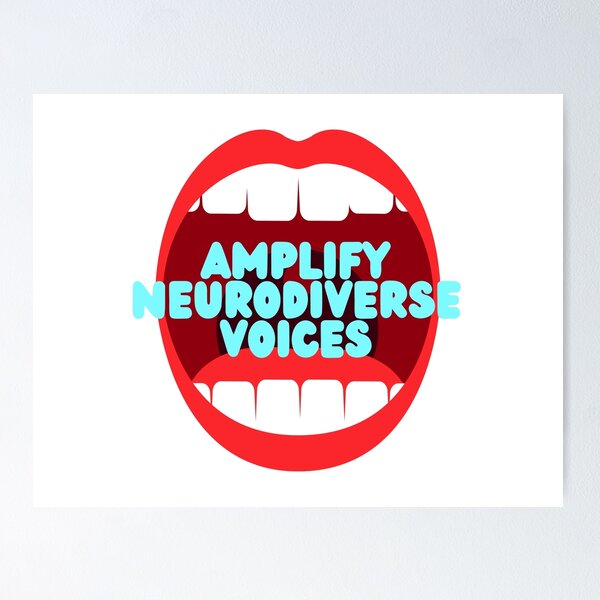 Item preview, Amplify Neurodiverse Voices designed and sold by Neuro Ruckus.