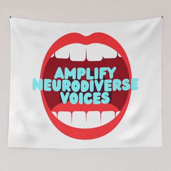 Item preview, Amplify Neurodiverse Voices designed and sold by Neuro Ruckus.