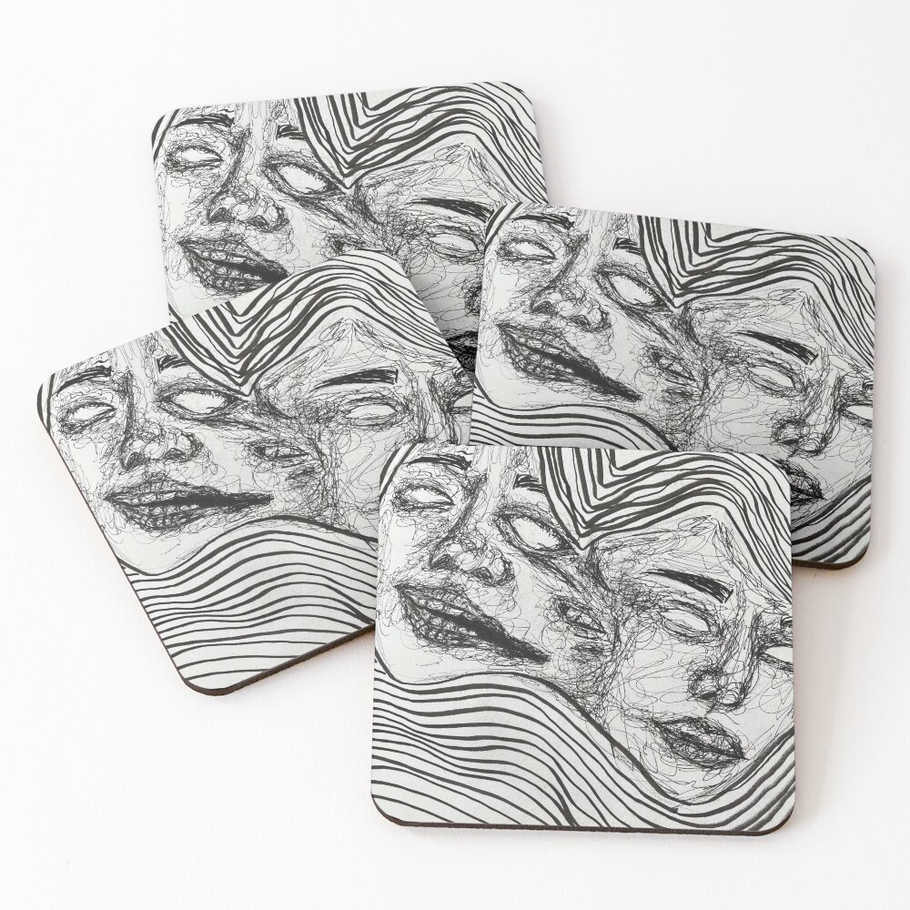 Item preview, Coasters (Set of 4) designed and sold by scribblepixie.