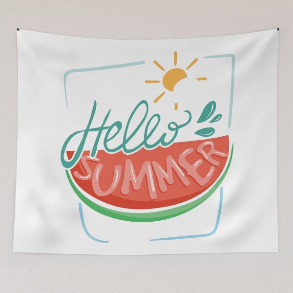 Item preview, Hello Summer & Watermelon designed and sold by Trend's Here.