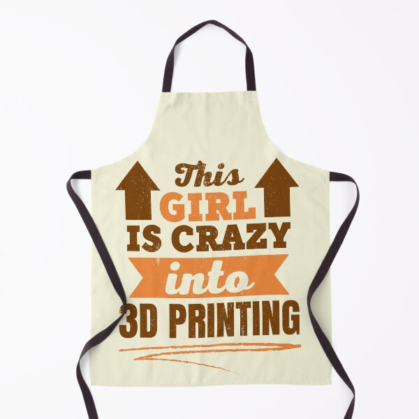 Item preview, This Girl Is Crazy Into 3D Printing designed and sold by Printint.