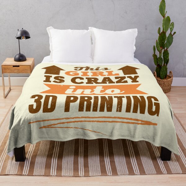 Item preview, This Girl Is Crazy Into 3D Printing designed and sold by Printint.