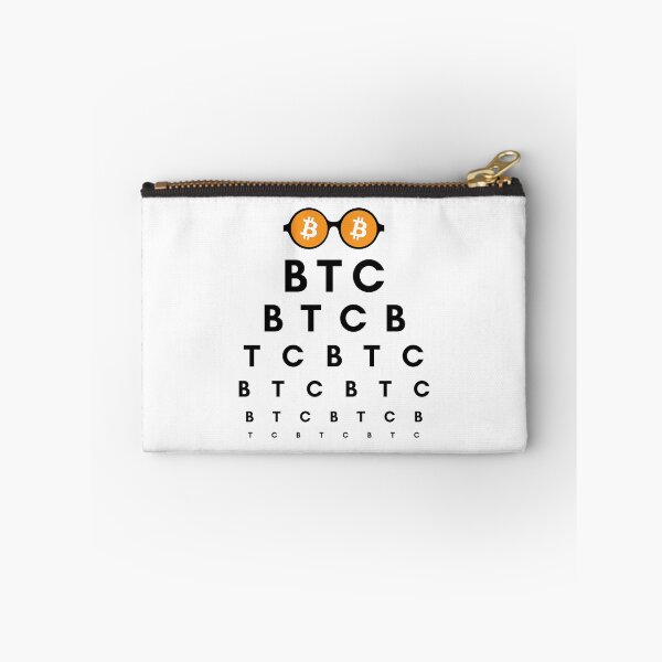 Item preview, Bitcoin Vision Test (All I See is BTC) designed and sold by CryptoBeings.