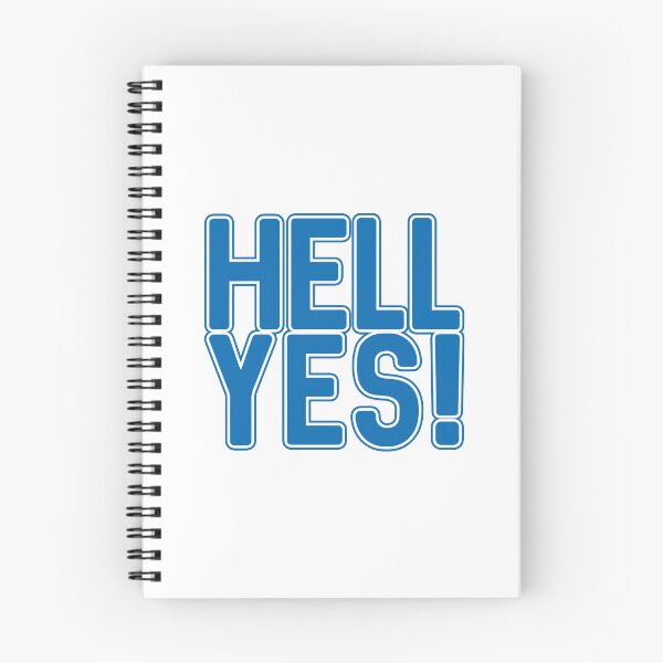 Item preview, HELL YES!, Scottish Independence Saltire Blue and White Text Slogan designed and sold by MacPean.
