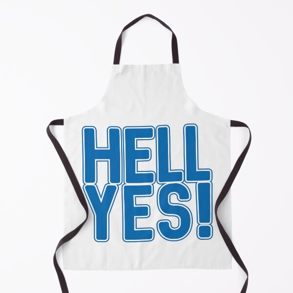 Item preview, HELL YES!, Scottish Independence Saltire Blue and White Text Slogan designed and sold by MacPean.