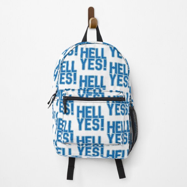 Item preview, HELL YES!, Scottish Independence Saltire Blue and White Text Slogan designed and sold by MacPean.