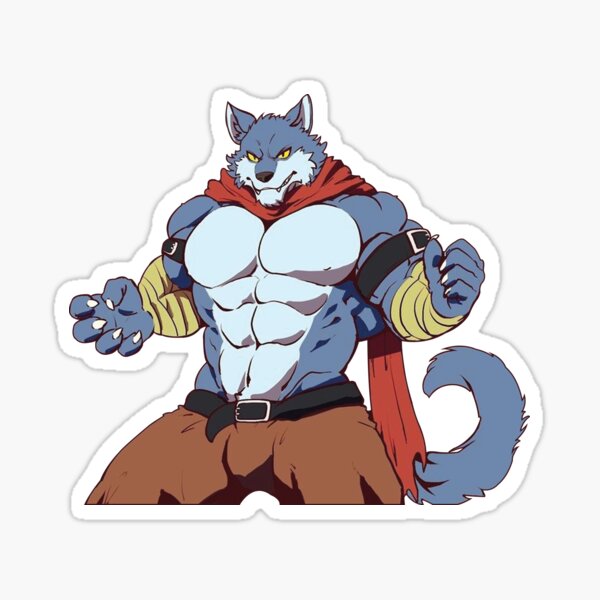 Sexy Furry Bara Wolf Masculine Bara Bara Sticker For Sale By Theereko Redbubble 3311