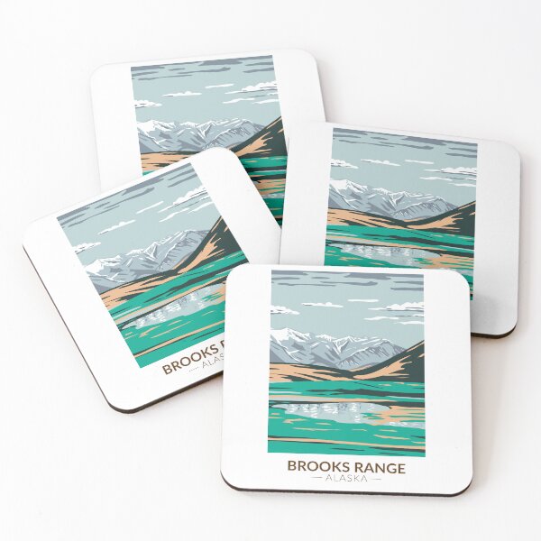 Item preview, Brooks Range Mountains Alaska Vintage designed and sold by KrisSidDesigns.