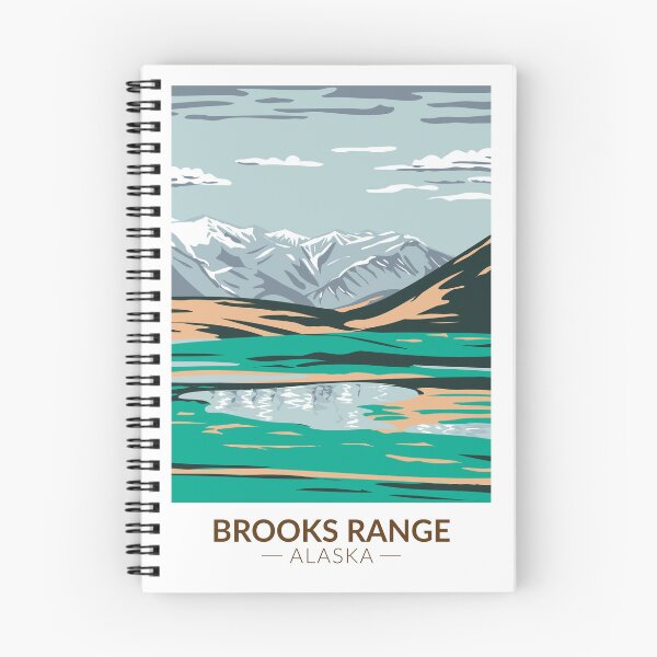 Item preview, Brooks Range Mountains Alaska Vintage designed and sold by KrisSidDesigns.