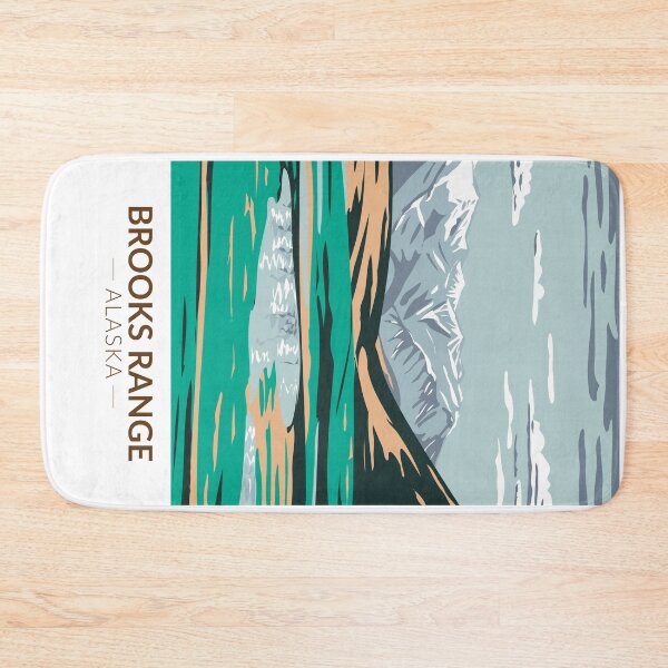Item preview, Brooks Range Mountains Alaska Vintage designed and sold by KrisSidDesigns.