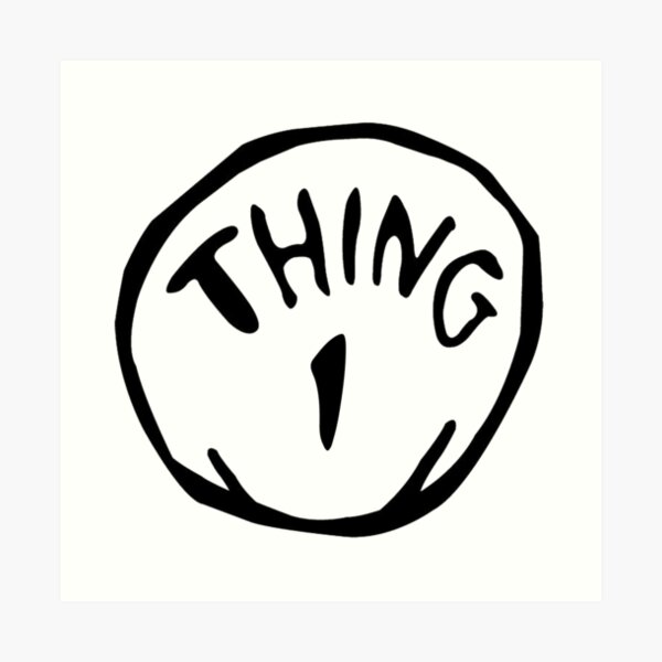 Thing 1 Art Print for Sale by Natalia