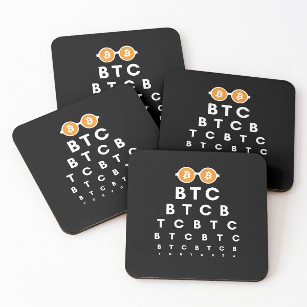 Item preview, Bitcoin Vision Test (All I See is BTC) designed and sold by CryptoBeings.