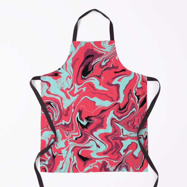 Aperçu de l'œuvre Marbre Cerise & Cyan créée et vendue par DesignsByJaycee.