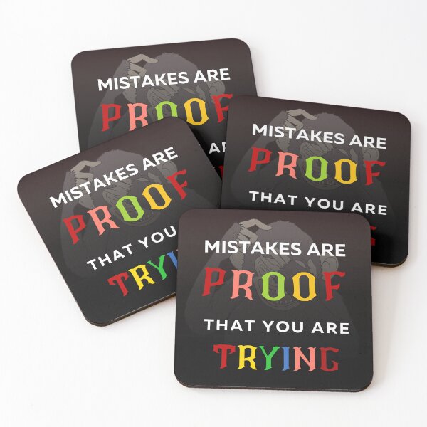 Item preview, Mistakes Are Proof That You Are Trying  designed and sold by Baby Design229.