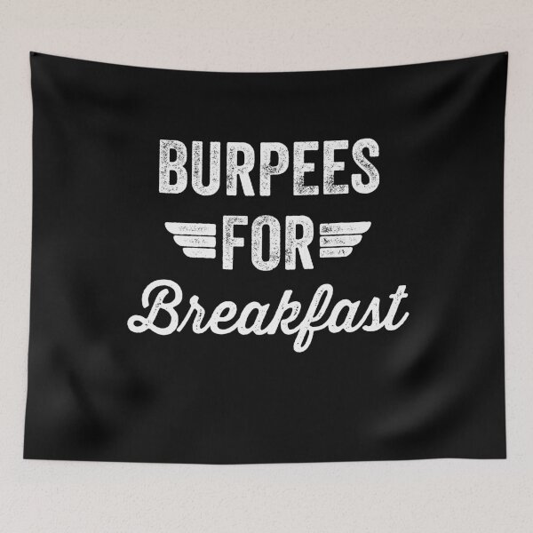 Item preview, Burpees for breakfast designed and sold by Captain Mood.