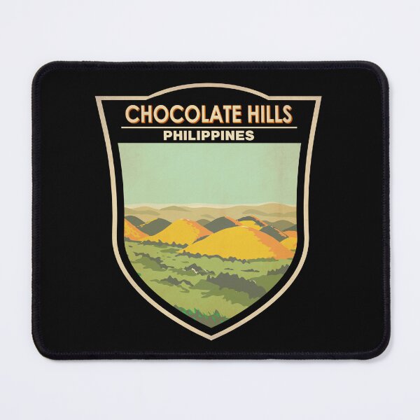 Item preview, The Chocolate Hills Philippines Badge designed and sold by KrisSidDesigns.