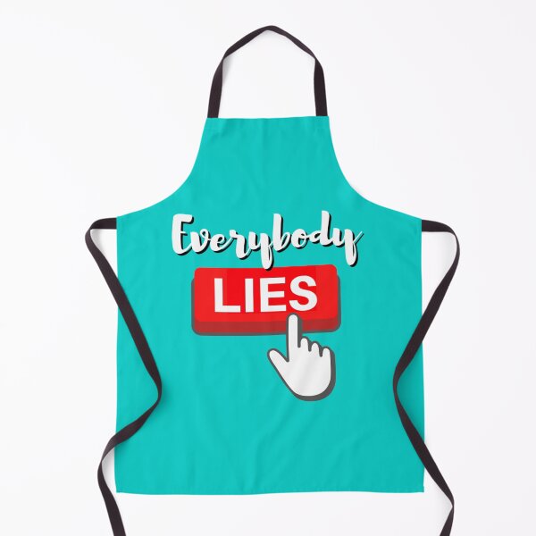 Item preview, Everybody lies button designed and sold by MyBishbashbosh.