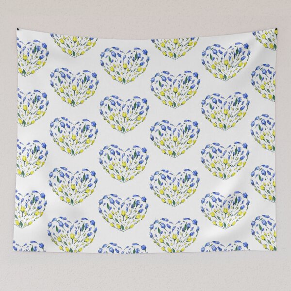 Item preview, Ukrainian Flowers Heart designed and sold by Yulchikdesign.