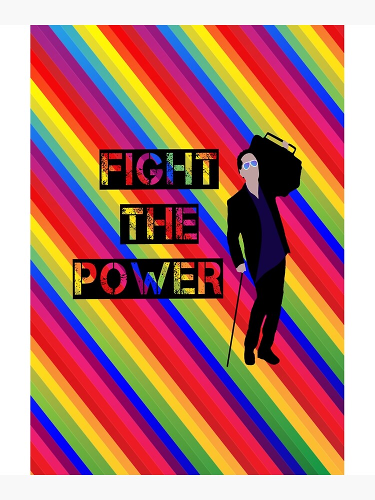 Fight the Power Colored Cool House MD Dr Gregory House Photographic Print